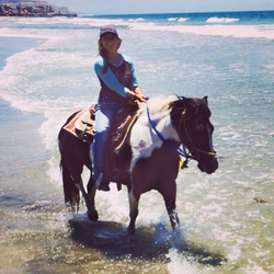 Horseback riding on the beach San Diego